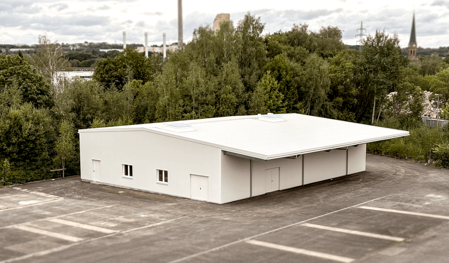Neue Lagerhalle in Chemnitz fertiggestellt